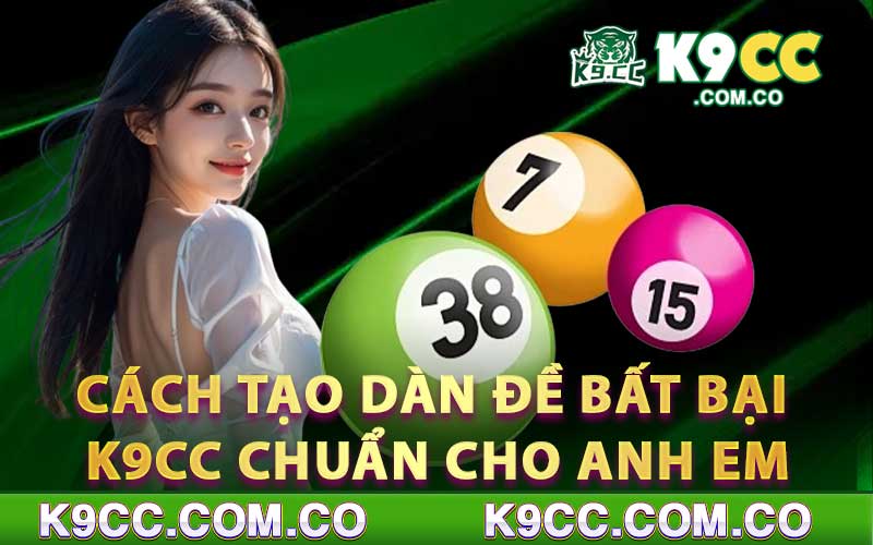 Cách tạo dàn đề bất bại K9cc chuẩn cho anh em